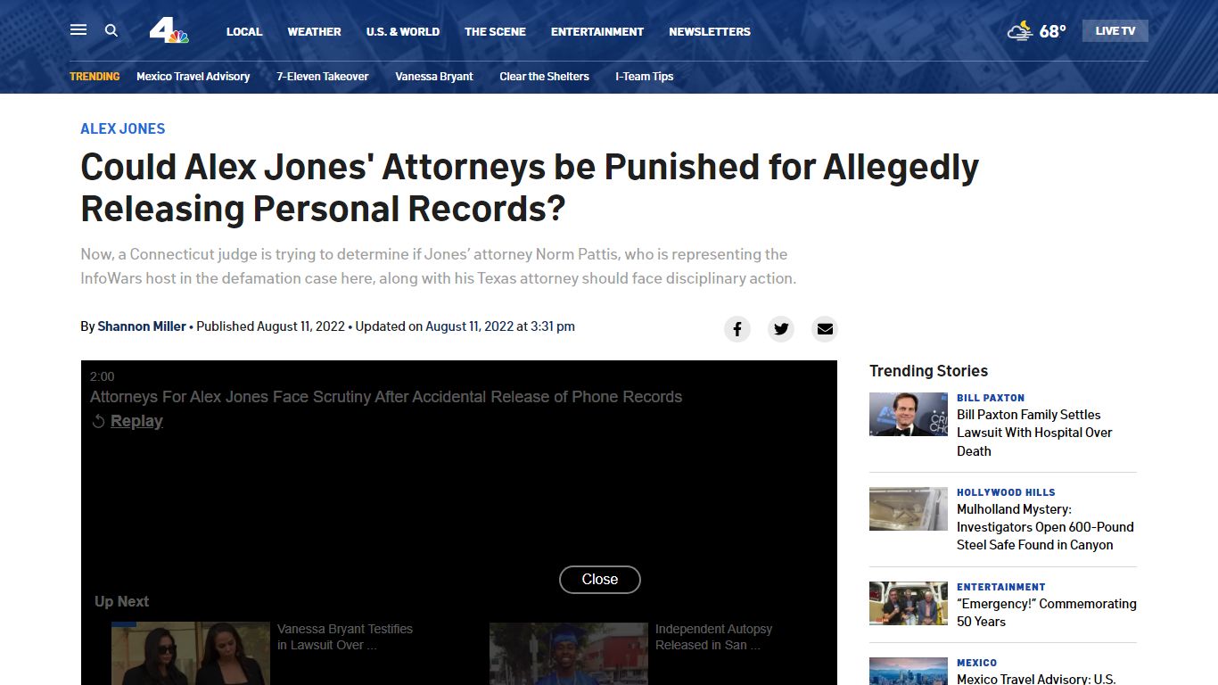 Could Alex Jones’ Attorneys be Punished for Allegedly Releasing ...